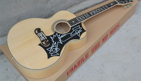 Factory cu tom brand new elvi pre ley 43 quot burlywood olid pruce j200 na tiger flamed maple ide back acou tic guitar
Factory cu tom brand new elvi pre ley 43 quot burlywood olid pruce j200 na tiger flamed maple ide back acou tic guitar