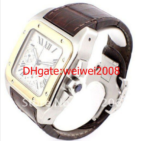 mens steel/18k gold 100 xl automatic watch 2740 watch famous brand watches men watch, Slivery;brown
mens steel/18k gold 100 xl automatic watch 2740 watch famous brand watches men watch, Slivery;brown