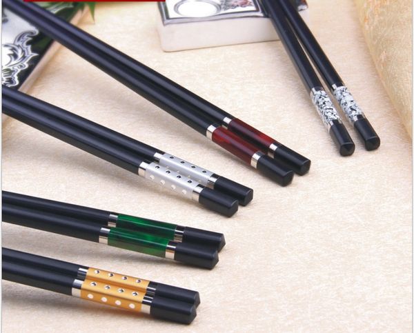10 pcs/5pair high-grade alloy colored chopsticks chopsticks bamboo chopsticks l upscale tableware (mix color
10 pcs/5pair high-grade alloy colored chopsticks chopsticks bamboo chopsticks l upscale tableware (mix color