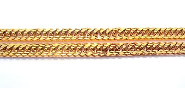 fast fine yellow gold jewelry 24k gold gf men two-sided antiskid cuban link curb chain necklace w button, Silver
fast fine yellow gold jewelry 24k gold gf men two-sided antiskid cuban link curb chain necklace w button, Silver