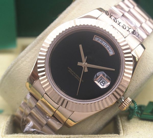 day date 18k rose gold black onyx black dial 118208 automatic machinery men's watch men casual watches, Slivery;brown
day date 18k rose gold black onyx black dial 118208 automatic machinery men's watch men casual watches, Slivery;brown