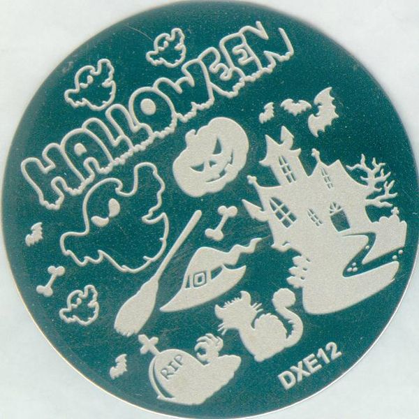 Nail tamping plate tamp image plate 30 pc lot new halloween tamping plate image timplate plate