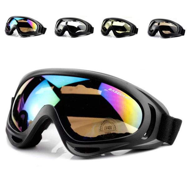 

motorcycle dustproof ski snowboard sunglasses goggles lens frame eye glasses tactical protective glasses 6 colors ing