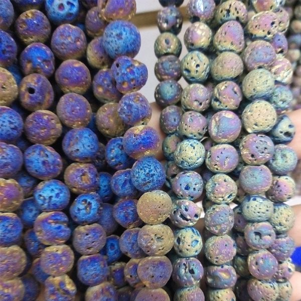 10mm round lava bead ab color volcanic stone beads gold silver loose beads craft diy material bracelet earrings necklace jewelry making, Black
10mm round lava bead ab color volcanic stone beads gold silver loose beads craft diy material bracelet earrings necklace jewelry making, Black