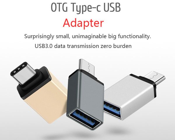 

Металл USB 3.1 Тип C OTG адаптер мужчина к USB 3.0 A женский конвертер адаптер OTG функция дл
