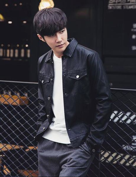 europe spring men casual fashion new korean version of low-slim design short leather jacket coat / m-2xl, Black
europe spring men casual fashion new korean version of low-slim design short leather jacket coat / m-2xl, Black