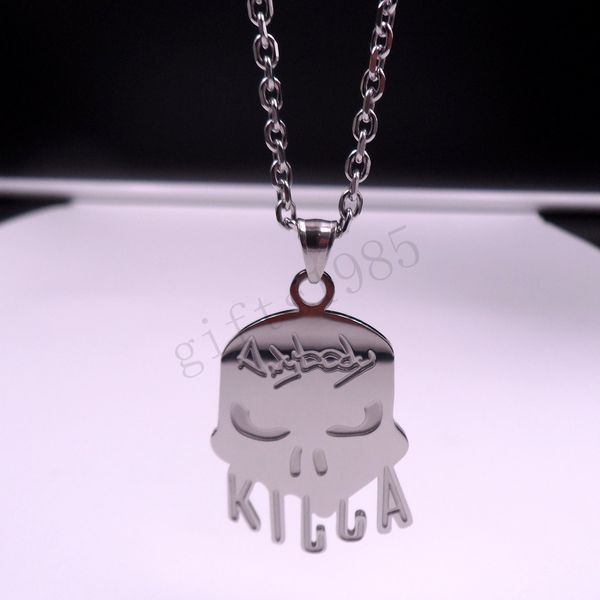 sculpture anybody-killa stainless steel polished pendant and 30in cross chain necklace, Silver
sculpture anybody-killa stainless steel polished pendant and 30in cross chain necklace, Silver