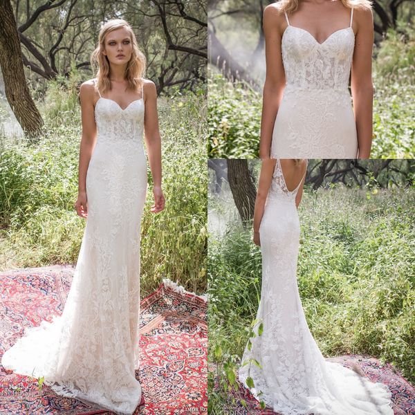 vestido de novia new elegant spaghetti strap lace wedding dresses sheath sweetheart backless chapel train dresses for wedding party, White
vestido de novia new elegant spaghetti strap lace wedding dresses sheath sweetheart backless chapel train dresses for wedding party, White