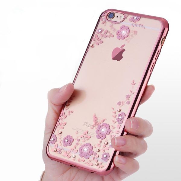 Мода цветок горный хрусталь телефон Case для iphone 7/7 Plus 6 S Samsung Galaxy S7 S6 Note7 Clear TPU Алмаз б
Мода цветок горный хрусталь телефон Case для iphone 7/7 Plus 6 S Samsung Galaxy S7 S6 Note7 Clear TPU Алмаз б