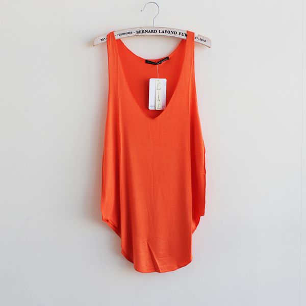 wholesale-loose design vest deep v neck tank for woman ladies modal sleeveless shirt summer basic & tees black gray orange, Black;white
wholesale-loose design vest deep v neck tank for woman ladies modal sleeveless shirt summer basic & tees black gray orange, Black;white