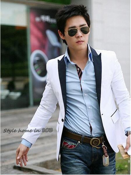 han edition cultivate one's morality men's fashion leisure new type tide nightclub stage show black and white jackets. s - 2 xl, Black;red
han edition cultivate one's morality men's fashion leisure new type tide nightclub stage show black and white jackets. s - 2 xl, Black;red