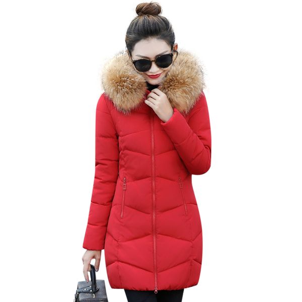wholesale- 2017 new long parkas female winter coat women fake fur collar winter jacket womens outwear parkas for women winter outwear, Black
wholesale- 2017 new long parkas female winter coat women fake fur collar winter jacket womens outwear parkas for women winter outwear, Black