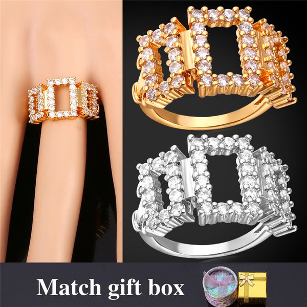 clear cubic zirconia women jewelry gift platinum plated/18k real gold plated wedding rings, Golden;silver
clear cubic zirconia women jewelry gift platinum plated/18k real gold plated wedding rings, Golden;silver