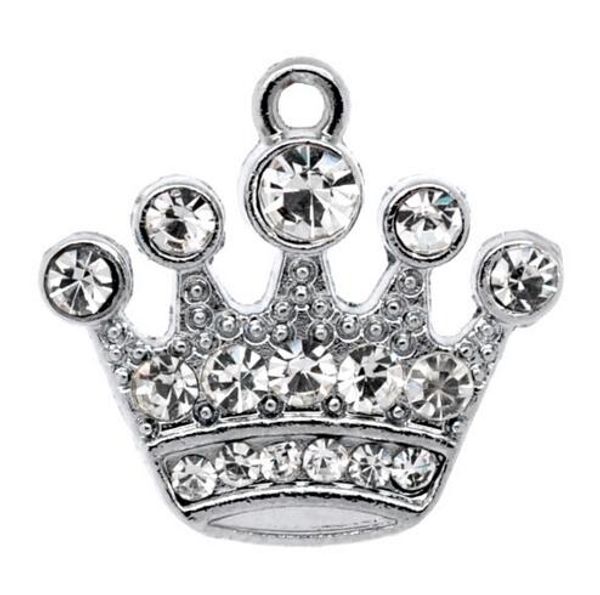 10 silver tone rhinestone crown charm pendants 21x20mm (b10355) wholesale jewelry findings making sale, Bronze;silver
10 silver tone rhinestone crown charm pendants 21x20mm (b10355) wholesale jewelry findings making sale, Bronze;silver