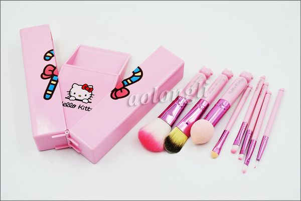 8pcs makeup brushes set pink hello kitty make up brush kit makeup eyeshadow brushes with mirror case makeup powder foundation blush brush
8pcs makeup brushes set pink hello kitty make up brush kit makeup eyeshadow brushes with mirror case makeup powder foundation blush brush