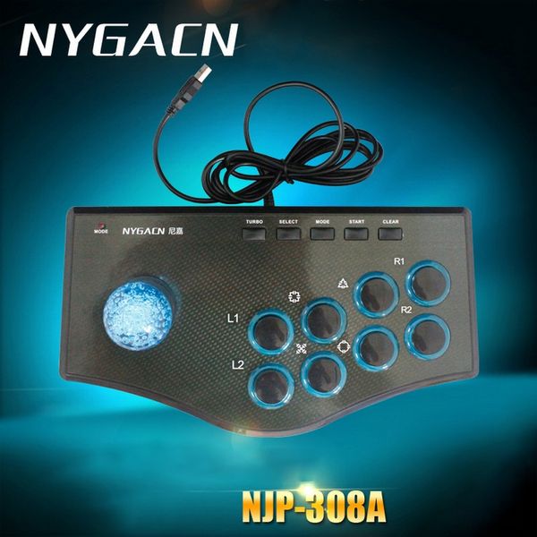 2017 Selling Usb Wired Game Controller Arcade Fighting Joystick Stick For Ps3 Android Computer Pc Gamepad