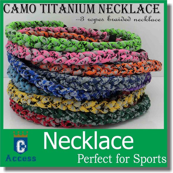 asst 20" baseball camo sports rope necklaces - ionic titanium tornado style, Golden;silver
asst 20" baseball camo sports rope necklaces - ionic titanium tornado style, Golden;silver