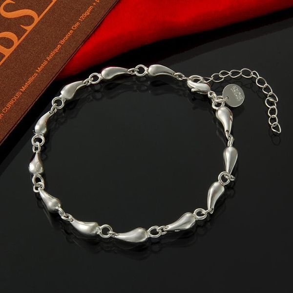 5 pcs/ lot factory direct 925 sterling silver bracelet for women drops silver jewelry tear bracelet charm, Golden;silver
5 pcs/ lot factory direct 925 sterling silver bracelet for women drops silver jewelry tear bracelet charm, Golden;silver