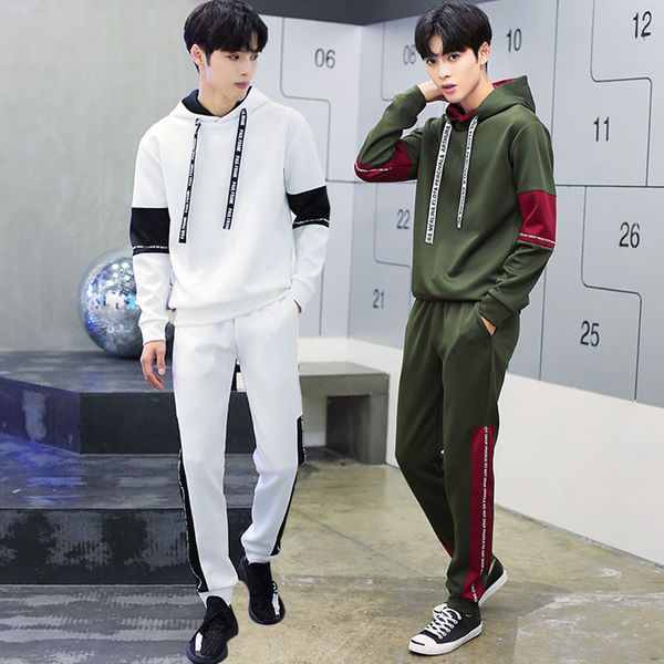 New Fall Spring Men's Pullover Sweater T-shirt +Pants Fashion Casual Sportswear Men jacket Mens Tracksuits Sport Suits
New Fall Spring Men's Pullover Sweater T-shirt +Pants Fashion Casual Sportswear Men jacket Mens Tracksuits Sport Suits