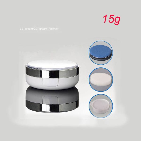 15g pearl white sponge foundation case, 15 g BB cream container, cream container plastic Cosmetic Packaging wholesale
15g pearl white sponge foundation case, 15 g BB cream container, cream container plastic Cosmetic Packaging wholesale