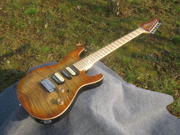selling sur electric guitar see thru brown 2 posts tremolo maple fingerboard with scallop
selling sur electric guitar see thru brown 2 posts tremolo maple fingerboard with scallop