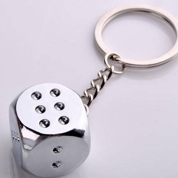 novelty souvenir metal dice key chain chaveiro gifts keychain key ring trinket ing, Silver
novelty souvenir metal dice key chain chaveiro gifts keychain key ring trinket ing, Silver