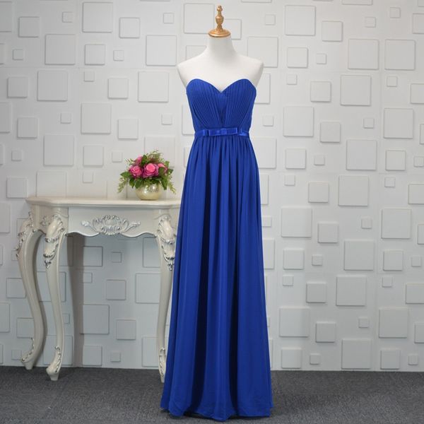 sweetheart chiffon a line bridesmaid dresses long 2018 royal blue country bridesmaid gowns with bow fast shipping, White;pink
sweetheart chiffon a line bridesmaid dresses long 2018 royal blue country bridesmaid gowns with bow fast shipping, White;pink