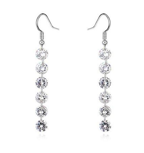 dangle chandelier earrings women fashion luxury zircon platinum plated alloy long drop earrings wholesale drop shipping ter082, Silver
dangle chandelier earrings women fashion luxury zircon platinum plated alloy long drop earrings wholesale drop shipping ter082, Silver
