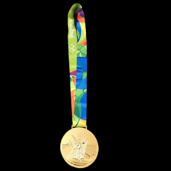 1 pcs/lot The 2016 Rio Olympic games Championship replica gold silver bronze medal badge collectible art coin badge with Ribbon
1 pcs/lot The 2016 Rio Olympic games Championship replica gold silver bronze medal badge collectible art coin badge with Ribbon