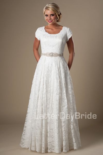 2016 Vintage Ivory White Lace Modest Wedding Dresses With Cap Sleeves A-line Temple Bridal Gowns Informal Wedding Gowns Custom Made 2016
2016 Vintage Ivory White Lace Modest Wedding Dresses With Cap Sleeves A-line Temple Bridal Gowns Informal Wedding Gowns Custom Made 2016