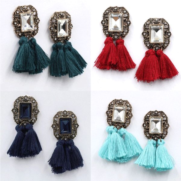 14 popular styles gorgeous earrings fashionable rhinestones pattern wool short tassels earring gorgeous jewelry retro trendy style b666s, Silver
14 popular styles gorgeous earrings fashionable rhinestones pattern wool short tassels earring gorgeous jewelry retro trendy style b666s, Silver