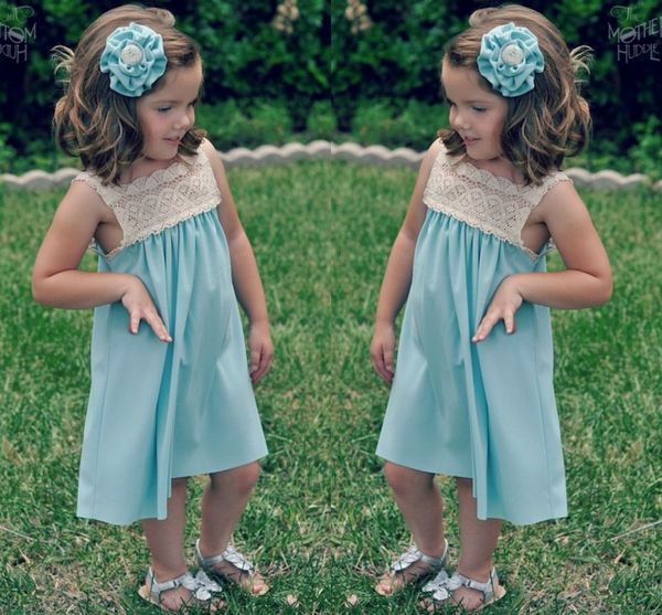 white and blue little dresses 2017 spaghetti lace and satin knee length flower girl dresses for wedding children party dresses, White;blue
white and blue little dresses 2017 spaghetti lace and satin knee length flower girl dresses for wedding children party dresses, White;blue