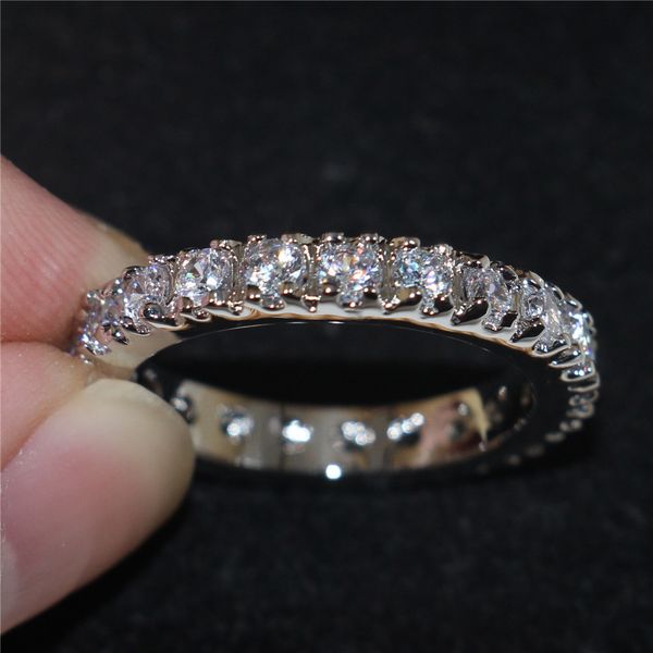 fashion 925 sterling silver jewelry pave setting round zircon simulated diamond gemstone wedding eternity rings bands for women, Slivery;golden
fashion 925 sterling silver jewelry pave setting round zircon simulated diamond gemstone wedding eternity rings bands for women, Slivery;golden