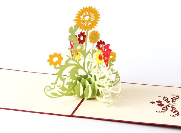 sunflower 3d postcard handmade folding new year greeting card pop up birthday christmas party card kirigami for valentine's day
sunflower 3d postcard handmade folding new year greeting card pop up birthday christmas party card kirigami for valentine's day