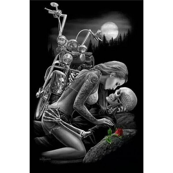 Skull lover Motorcycle Full Drill DIY Mosaic Needlework Diamond Painting Embroidery Cross Stitch Craft Kit Wall Home Hanging Decor
Skull lover Motorcycle Full Drill DIY Mosaic Needlework Diamond Painting Embroidery Cross Stitch Craft Kit Wall Home Hanging Decor