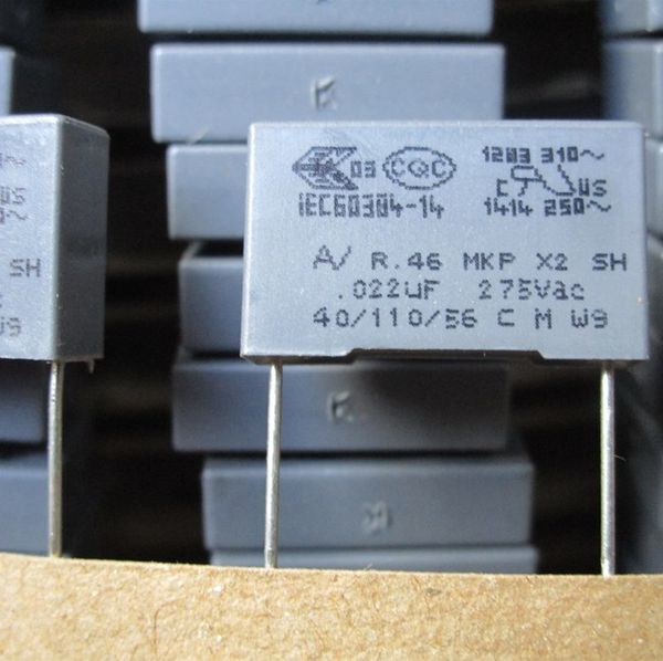 italy safety correction capacitors av r46 0.022uf 275vac 22nf 223 feet away from the 15mm
italy safety correction capacitors av r46 0.022uf 275vac 22nf 223 feet away from the 15mm