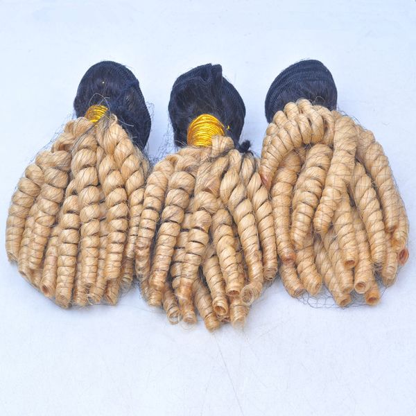 1b 613 blonde dark root ombre peruvian aunty funmi hair bouncy curly two tone human hair weave weft exten ion 3 bundle lot
1b 613 blonde dark root ombre peruvian aunty funmi hair bouncy curly two tone human hair weave weft exten ion 3 bundle lot
