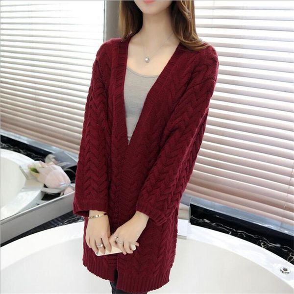 wholesale- women cardigan wear loose big yards coat twist sweater shawl v-neck double teamed pockets oversized sweater gilet femme manche, White;black
wholesale- women cardigan wear loose big yards coat twist sweater shawl v-neck double teamed pockets oversized sweater gilet femme manche, White;black
