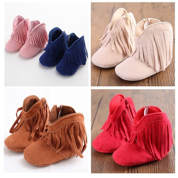 ins baby girls winter boots first walkers soft bottom kids fringe tassel soft soled prewalker winter autumn warm shoes, Black;grey
ins baby girls winter boots first walkers soft bottom kids fringe tassel soft soled prewalker winter autumn warm shoes, Black;grey