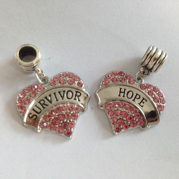 inspirational word survivor hope pink crystal heart beads charm fit pandora bracelet women jewlery jewelry making, Bronze;silver
inspirational word survivor hope pink crystal heart beads charm fit pandora bracelet women jewlery jewelry making, Bronze;silver