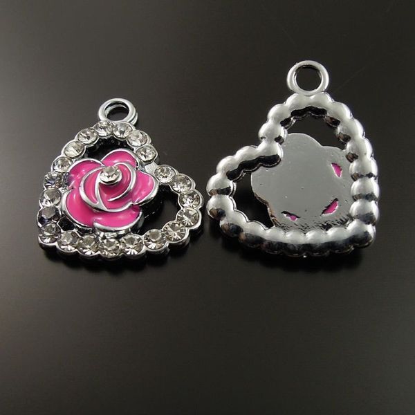 10pcs/pack antique silver zinc alloy heart shape flower crystal pendant charm jewelry finding 17*17*4mm 36994 jewelry making, Bronze;silver
10pcs/pack antique silver zinc alloy heart shape flower crystal pendant charm jewelry finding 17*17*4mm 36994 jewelry making, Bronze;silver