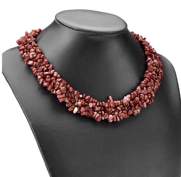 wholesale-natural red coral gem chips beads toggle clasp elegant necklace jewelry gift wholesale & retail, Silver
wholesale-natural red coral gem chips beads toggle clasp elegant necklace jewelry gift wholesale & retail, Silver