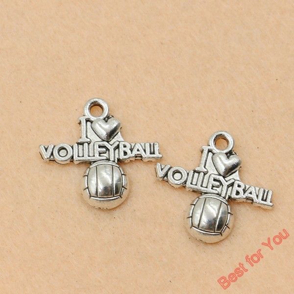 50p antique silver plated volleyball charm pendants for jewelry making craft charm handmade jewelry diy accessories 19x21mm jewelry making, Bronze;silver
50p antique silver plated volleyball charm pendants for jewelry making craft charm handmade jewelry diy accessories 19x21mm jewelry making, Bronze;silver