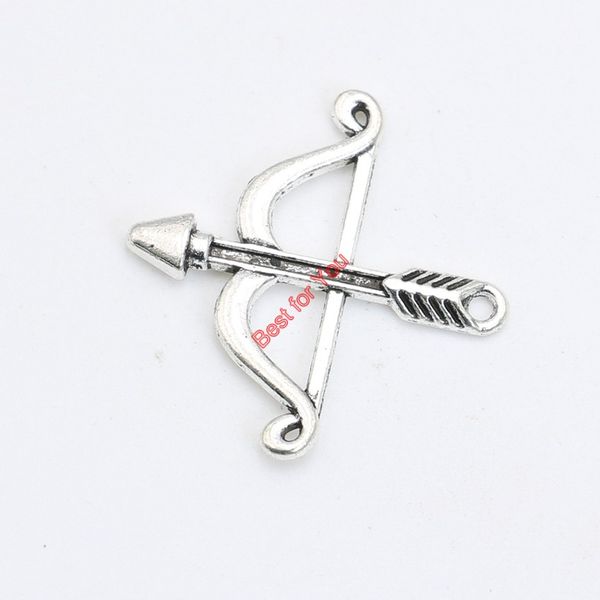 antique silver plated bow arrow charms pendant bracelet necklace jewelry making diy handmade 25x25mm, Bronze;silver
antique silver plated bow arrow charms pendant bracelet necklace jewelry making diy handmade 25x25mm, Bronze;silver