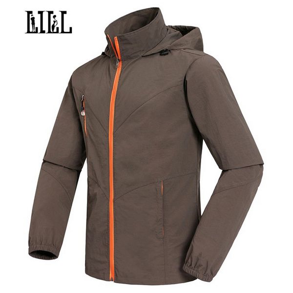 wholesale- lill | men's breathable waterproof jacket hooded spring summer rain coat black khaki men jackets quick dry windbreaker,ua161, Black;brown
wholesale- lill | men's breathable waterproof jacket hooded spring summer rain coat black khaki men jackets quick dry windbreaker,ua161, Black;brown