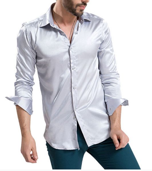 wholesale-new arrival custom made any colors elastic silk like satin men wedding shirt groom shirts wear bridegroom slik for cr8e, White;black
wholesale-new arrival custom made any colors elastic silk like satin men wedding shirt groom shirts wear bridegroom slik for cr8e, White;black