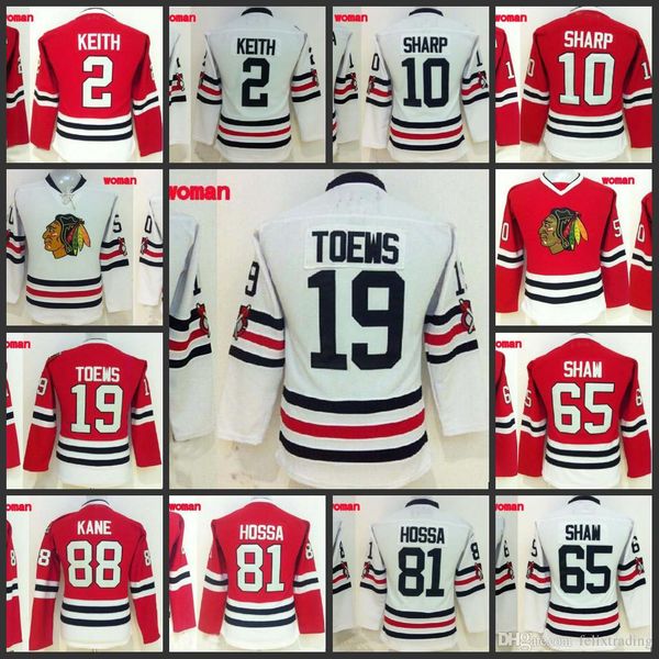 Women #88 Patrick Kane #19 Jonathan Toews #2 Duncan Keith #10 Sharp #65 Shaw Hockey Jersey All Stitched Chicago Blackhawks Hockey Jerseys
Women #88 Patrick Kane #19 Jonathan Toews #2 Duncan Keith #10 Sharp #65 Shaw Hockey Jersey All Stitched Chicago Blackhawks Hockey Jerseys