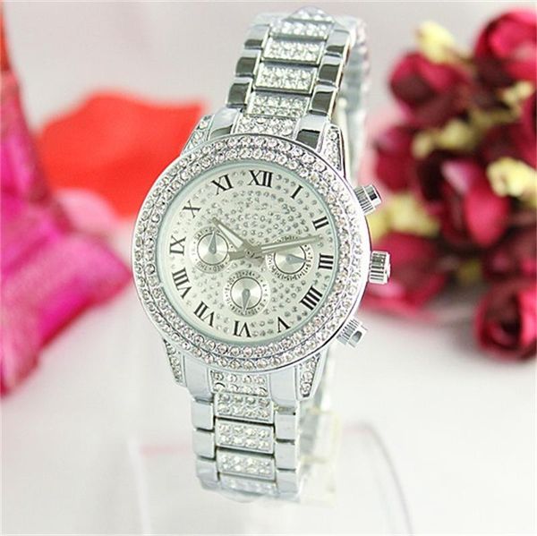 luxury crystal watches new steel watches for mens women casual gold watch diamond wristwatch ladies dress watches ing, Slivery;brown
luxury crystal watches new steel watches for mens women casual gold watch diamond wristwatch ladies dress watches ing, Slivery;brown