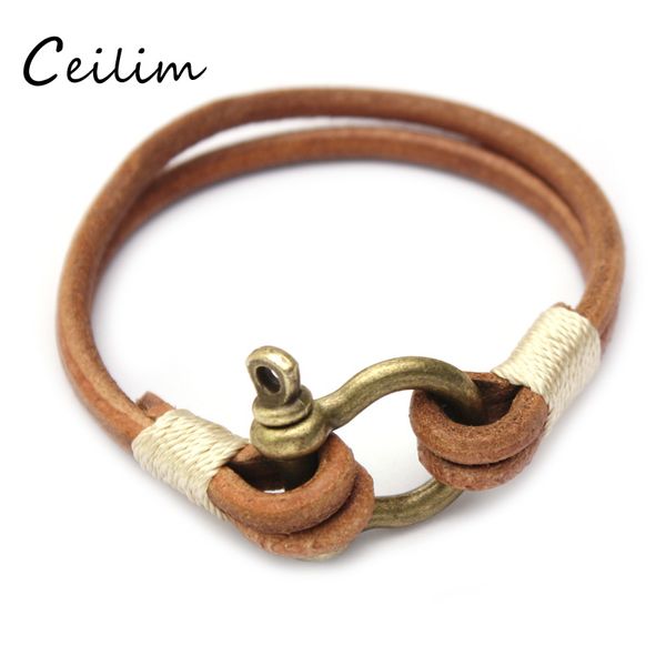 european simple punk handmade horseshoe charm bracelet bangle wristband cuff brown leather bracelet for man women fashion jewelry wholesale, Black
european simple punk handmade horseshoe charm bracelet bangle wristband cuff brown leather bracelet for man women fashion jewelry wholesale, Black
