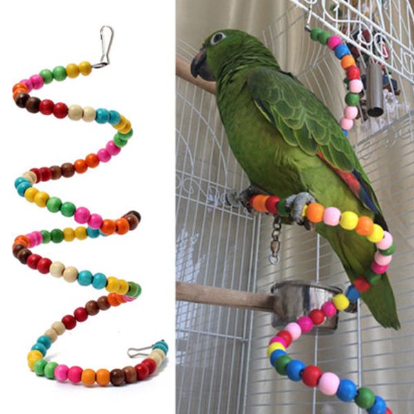 wholesale-1pc small elevated station parrot toy bouncing cage bird hanging swing exercise rainbow spiral wooden parakeet ladder chew toys
wholesale-1pc small elevated station parrot toy bouncing cage bird hanging swing exercise rainbow spiral wooden parakeet ladder chew toys